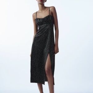 Black Polka Dot Zara Dress